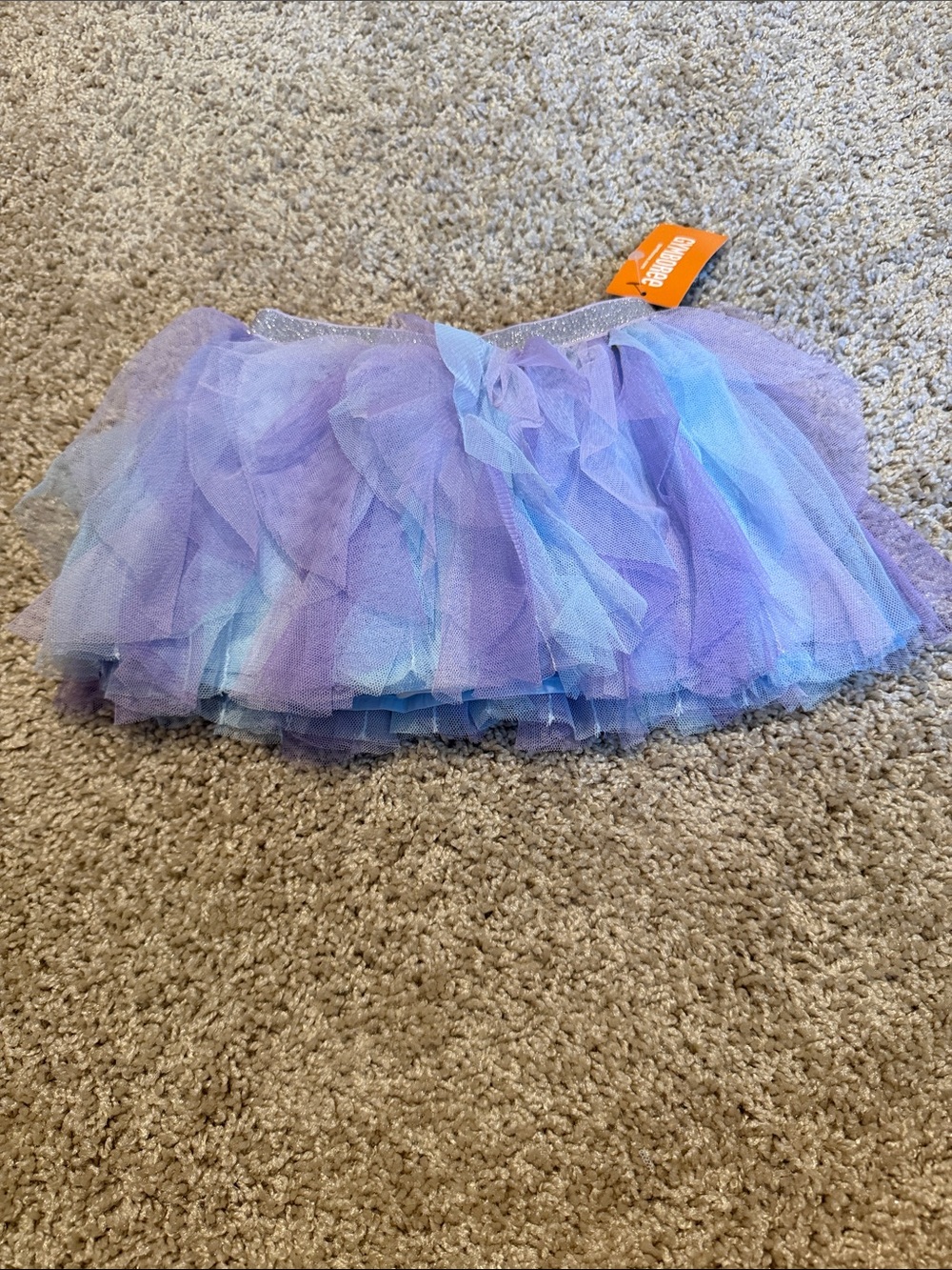 Gymboree Purple and Light Blue Layered Tulle Skirt